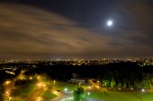 Brussel bij nacht, lichtvervuiling