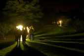 Nachtvlinderonderzoek met licht- en lakenopstelling