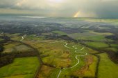 Regenboog over Drentse Aa
